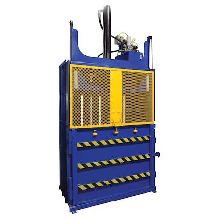 Vestil Cardboard Baler 1.1K BL and Y CBB-3000-37